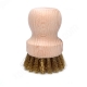 Brosse casserole en laiton et bois de h�tre 