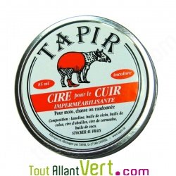 Cire imperm�abilisante pour le cuir Tapir 85ml