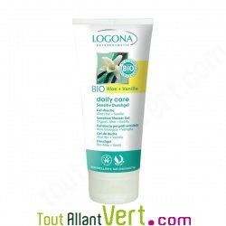 Gel douche Alo�s bio + Vanille de Logona, 200ml