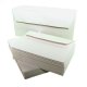 Enveloppes recycles blanches, bandes enlevables, lot de 50