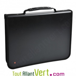 Conf�rencier recycl� avec poign�e, classeur et bloc-notes EXAFOLDER