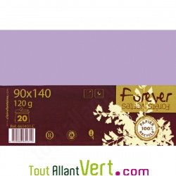 Enveloppes recycl�es 90x140 couleur 120g Lot de 20, Forever