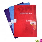 Cahier Travaux Pratiques Page blanche + page grands carreaux, A4 48p