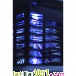 Lampe anti moustique solaire, electrocution grille lumi�re bleue