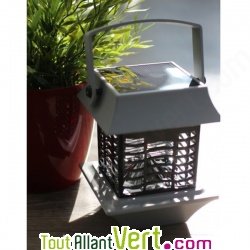 Lampe anti moustique solaire, electrocution grille lumi�re bleue