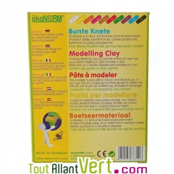 P�te � modeler b�tons 10 couleurs �cologique et saine