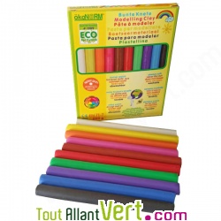 P�te � modeler b�tons 10 couleurs �cologique et saine