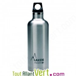 Gourde isotherme inox 0,50 litre sans bisph�nol A ni rev�tement Laken