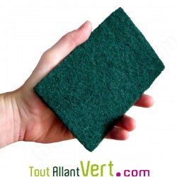 Tampons � r�curer grattante en bouteilles plastiques recycl�es, lot de 4