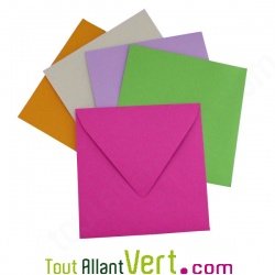 Enveloppes recycl�es 15x15 cm, lot de 50