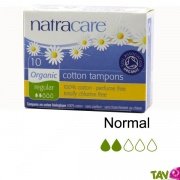 Tampons Mini coton bio r�gulier sans applicateur x10