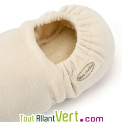 Chaussons bouillotte en graine de lin, chauffe-pieds de Mille Oreillers