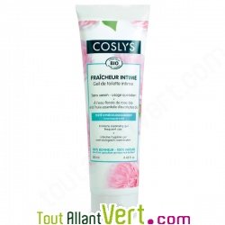 Gel intime bio COSLYS � l\'eau florale de rose bio, 250ml