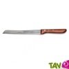 Couteau  pain Opinel, lame inox de 21cm, manche en bois de htre