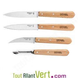 Coffret de 4 couteaux Les essentiels du cuisinier, Opinel