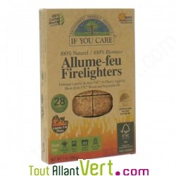 Allume-feu et barbecue 100% naturel en bois et huile v�g�tale, 8 allumages