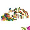 Rallye des dominos en bois avec pi�ces pivotantes 247 pi�ces, Goki, 5 ans+