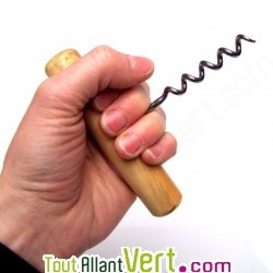 Tire-bouchon droit en buis du jura