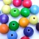 Perle multi-couleur en bois