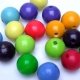 Perle multi-couleur en bois