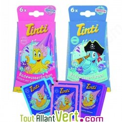Tinti - Couleurs de bain naturelles Pirate et Princesse - 6 couleurs