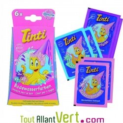 Tinti - Couleurs de bain naturelles Pirate et Princesse - 6 couleurs