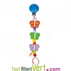 Accroche-t�tine en bois Papillon, Heimess