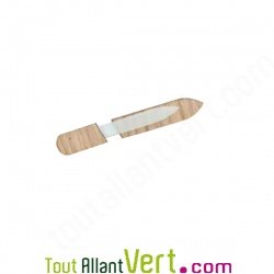 Lime  ongle en verre tremp transparente et leur tui en bois