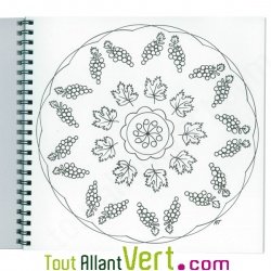 Coloriage Mandala des 4 saisons, 6 ans et +, sur papier recycl�