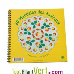 Coloriage Mandala des 4 saisons, 6 ans et +, sur papier recycl�