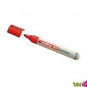 Marqueur rouge recycl et rechargeable pour tableaux blancs, Edding 28