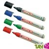 4 marqueurs recycls et rechargeables pour tableaux blancs, Edding 28
