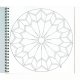 Cahier Coloriage Mandala pour petits et grands, papier recycl�