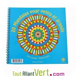 Cahier Coloriage Mandala pour petits et grands, papier recycl�