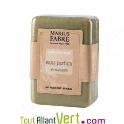 Savonnette de Marseille sans parfum � l\'huile d\'olive, Marius Fabre, 250g