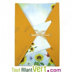 Papier � lettre Tournesol 100% recycl�