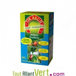 Anti-maladies fruitiers utilisable en Agriculture Biologique Or Brun 200ml