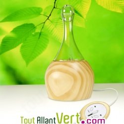 Diffuseur d\'huiles essentielles verre avec minuterie et variateur, Daolia