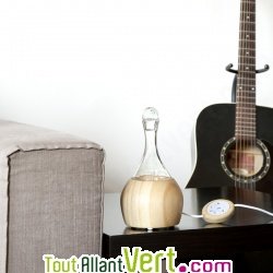 Diffuseur d\'huiles essentielles verre avec minuterie et variateur, Daolia