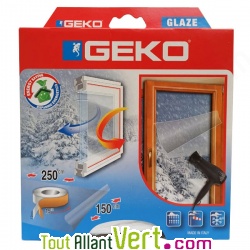 Film de survitrage isolant et invisible pour fentres 2.5x1.5m