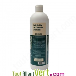 Lait nettoyant pour sol sp�ciaux et bois, � la cire de carnauba 1 litre