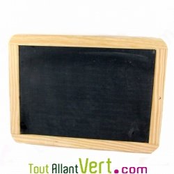 Ardoise naturelle tableau noir � craie, 26x18