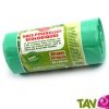 Sac poubelle vert 30 litres en plastique v�g�tal
