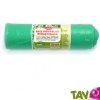 Sac poubelle vert 100 litres en plastique vgtal, lot de 10