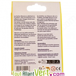 Bo�te de 10 Feutres �cologiques � l\'eau avec effaceur