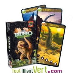 Jeu de bataille sur les dinosaures D�fis Nature, 7 ans+