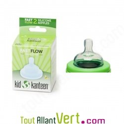 Lot de 2 ttines en silicone pour biberon en inox de Klean Kanteen