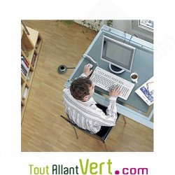 Multiprise 6 prises avec interrupteur d�port� de 150cm Noir