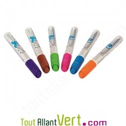 Feutre pour textiles, 6 couleurs, Toys Pure