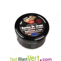 Cirage Noir pour le cuir  base d\'ingrdients naturels, 75 ml